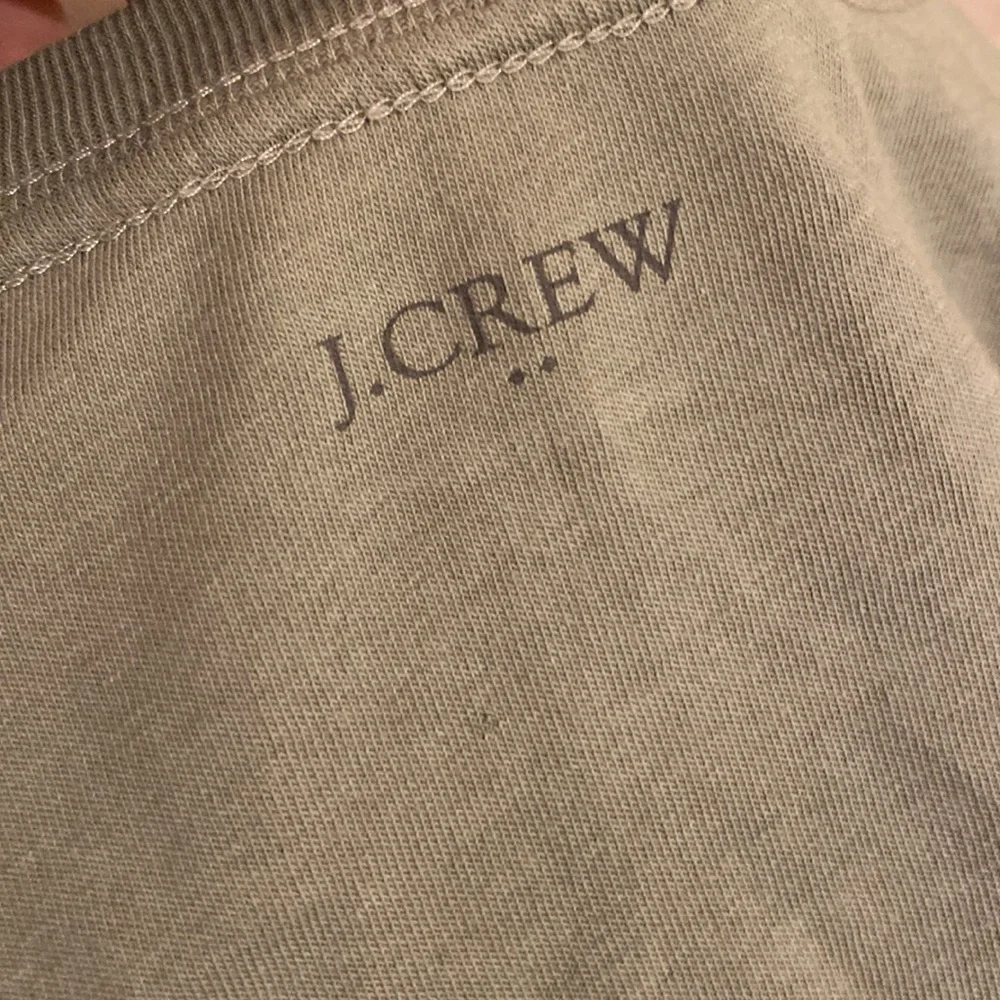 J.Crew Olive Green Men's T-Shirt with Bicycle Print. Size M